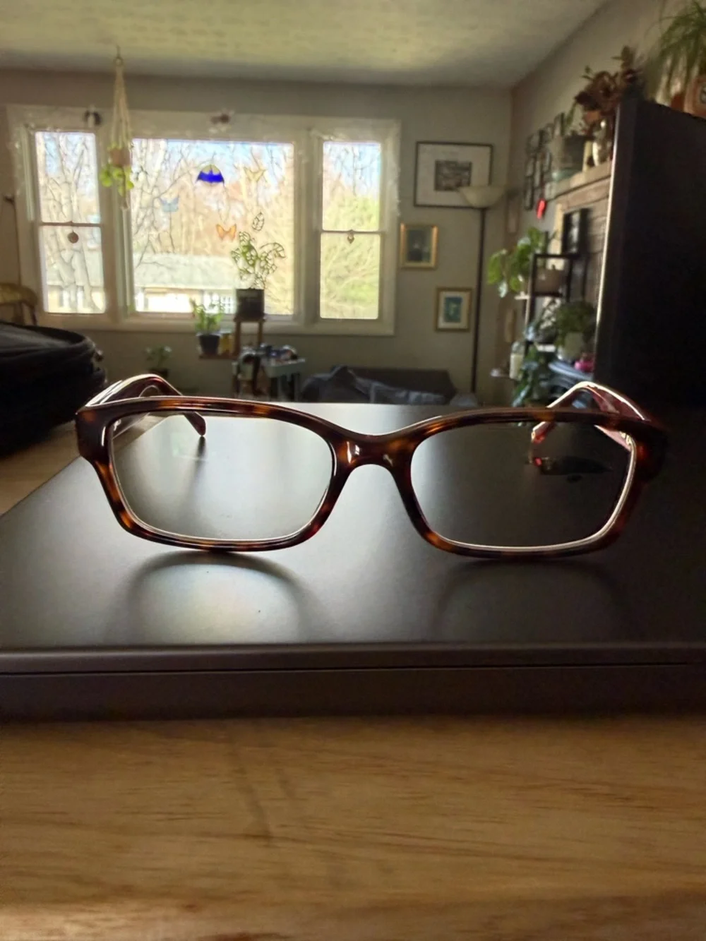 Coach Brooklyn Rectangle Shaped Glasses in Pink/Tortoise - Picture 10 of 10
